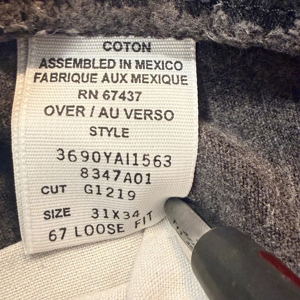 Vintage‎ Polo Jeans Company Straight Leg Mens 34x32 Faded Black Denim Jeans